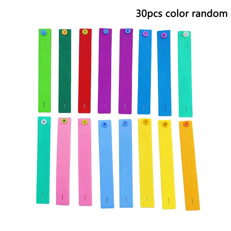 

10 шт./20 шт./30 шт. Фетровые игрушки Учебные пособия Браслет на пуговицах Сделай сам Монтессори Раннее развитие Образовательная Операция Детский сад Друг 30pcs