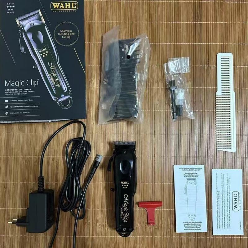 Ηλεκτρική Κουρευτική Μηχανή Wahl 8148 Pure Black Gradient με Βάση Φόρτισης