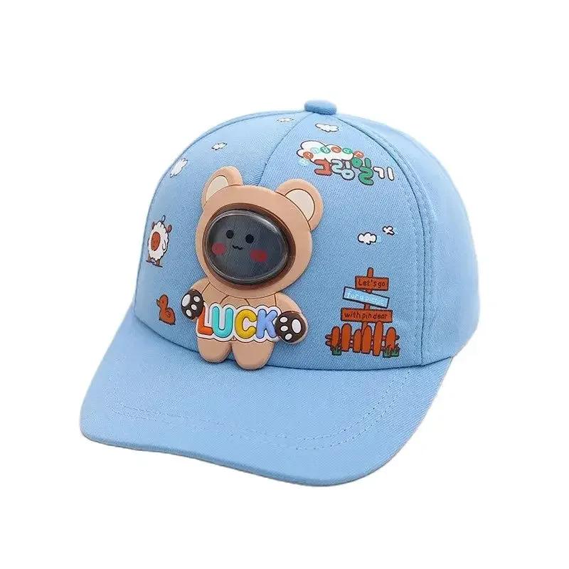 Spring And Summer Cotton Cartoon Casquette Baseball Cap Adjustable Snapback Hats For Boy And Girl 13