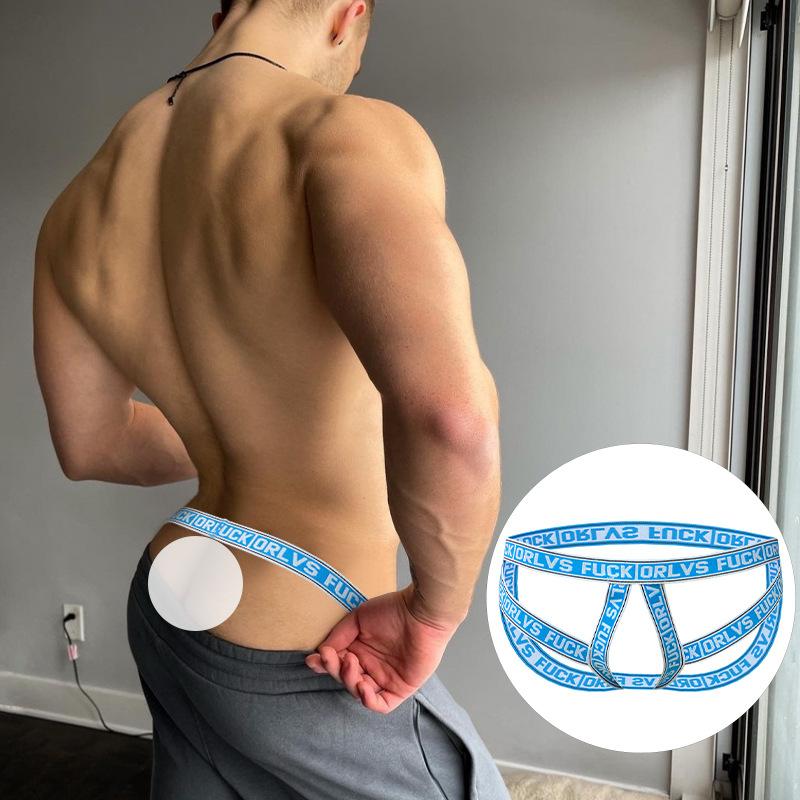 ORLVS Men Erotic Clothing New Low Waist Men Gay Briefs Underwear Cotton Soft Sexy Men's Panties Comfortable U Convex Hollow Sexy Underwear