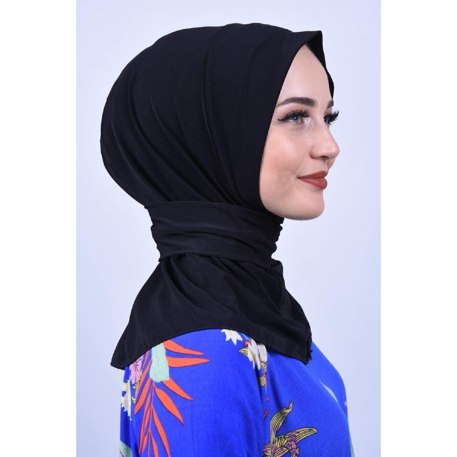 

Шарф Snap Scarf Черный в тон шаль для бассейна и моря Standart