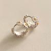 Pendientes de Margarita de Plata 925 Para Mujer Joyería de Lujo Vintage Accesorios de Compromiso Boda Alergia