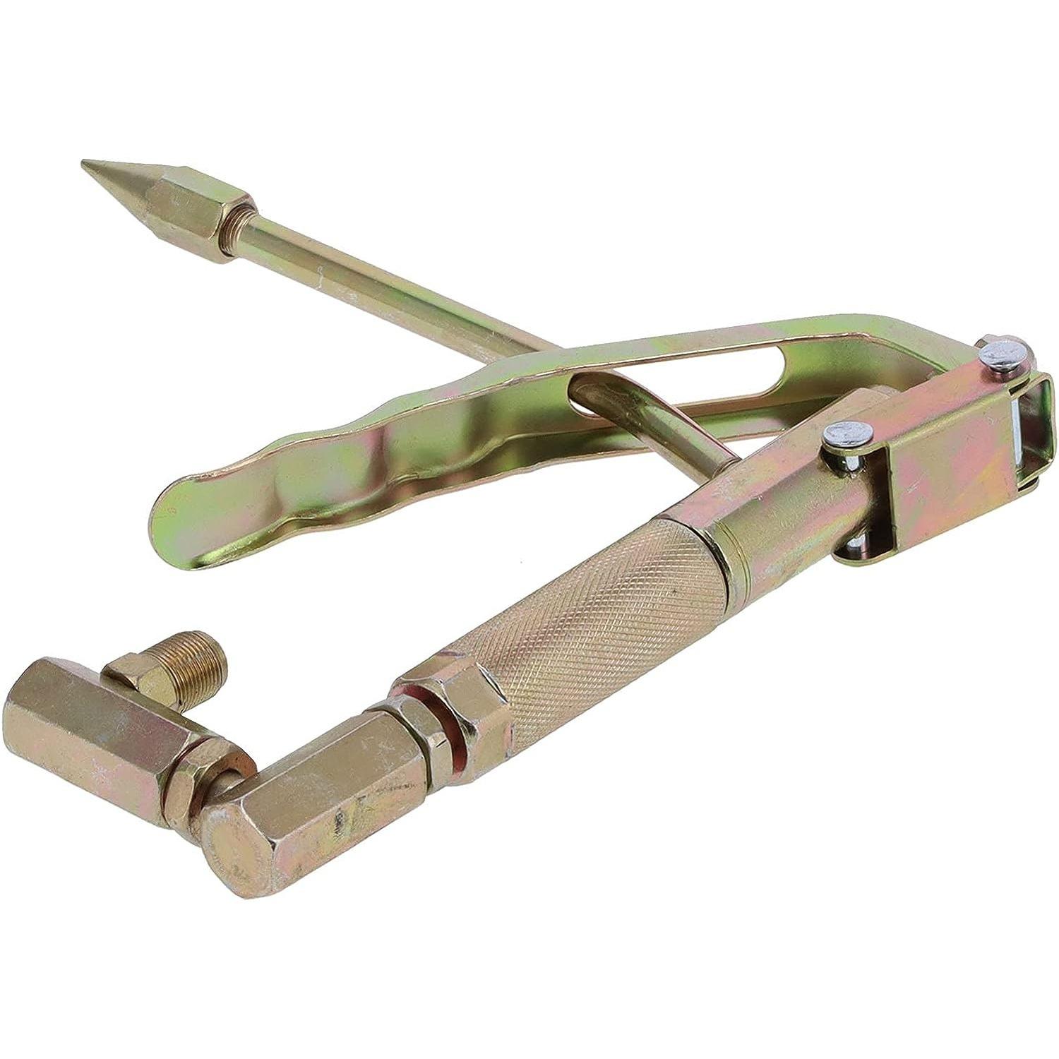 Pompe à Graisse Manuelle,Pistolet à Graisse Professionnel Robuste à Poignée Pistolet De 8000 PSI Avec Tuyau Flexible De - Auto - 10