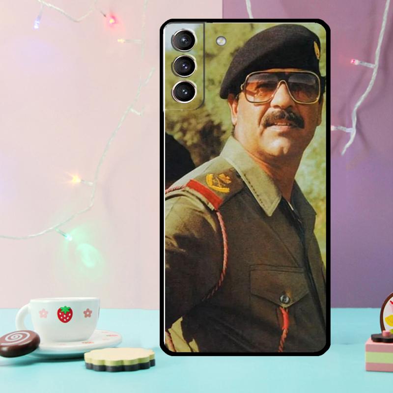 Saddam Hussein Iraq Phone Case For Samsung Galaxy S24 Ultra S20 S21 S22 S23 S25 Ultra S9 S10 Plus S24 FE Cover