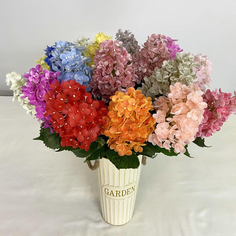 Lifelike Hydrangea Flower Soft For Event Styling Home Decor Arrangement