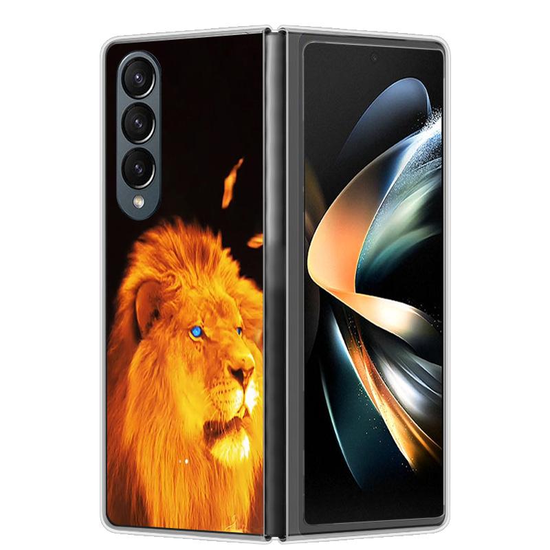 For Samsung Z Fold 4 Case ZFold 5 4 5G Hard Transparent Phone Cover For Samsung Galaxy Z Fold4 Fold5 Shockproof Bumper Fundas