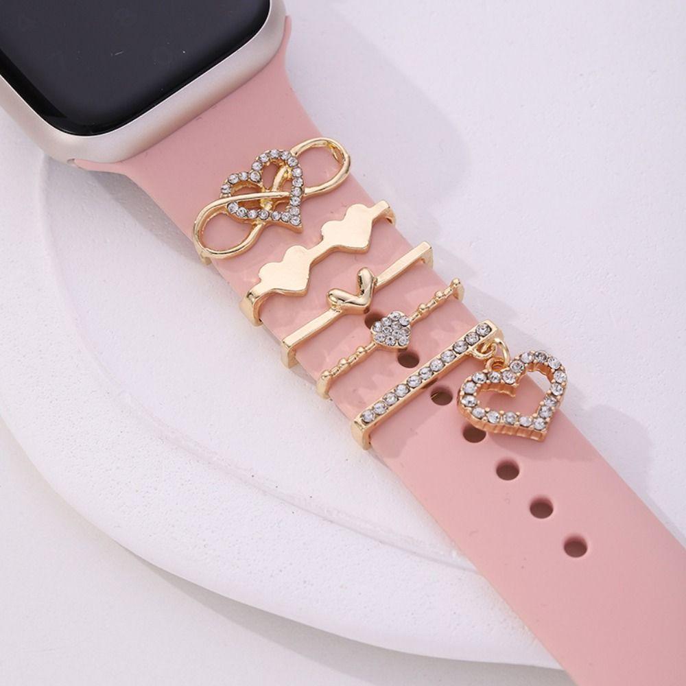 Diamond Watch Band Ornament Brooch Decorative Nail New Decorative Ring  Strap Accessories