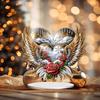 Acrylic Special Shaped Beautiful Pattern Diamond Painting Desktop Ornaments Kit 5D DIY Diamond Art Tabletop Decorations for Home