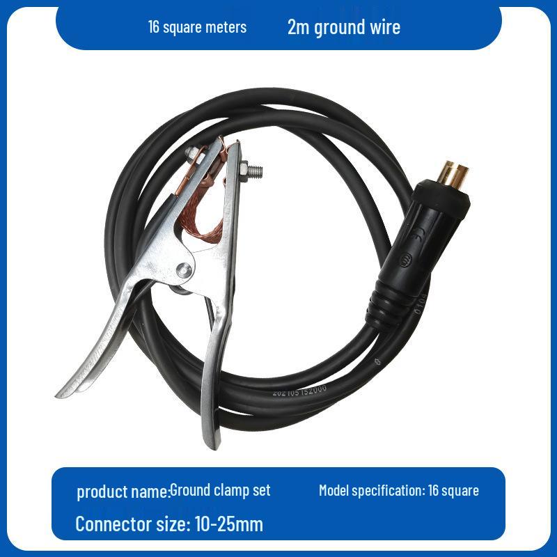 

Зажим заземляющего провода для сварочного аппарата Ruiling, 300A/500A, провод заземления 3 м.