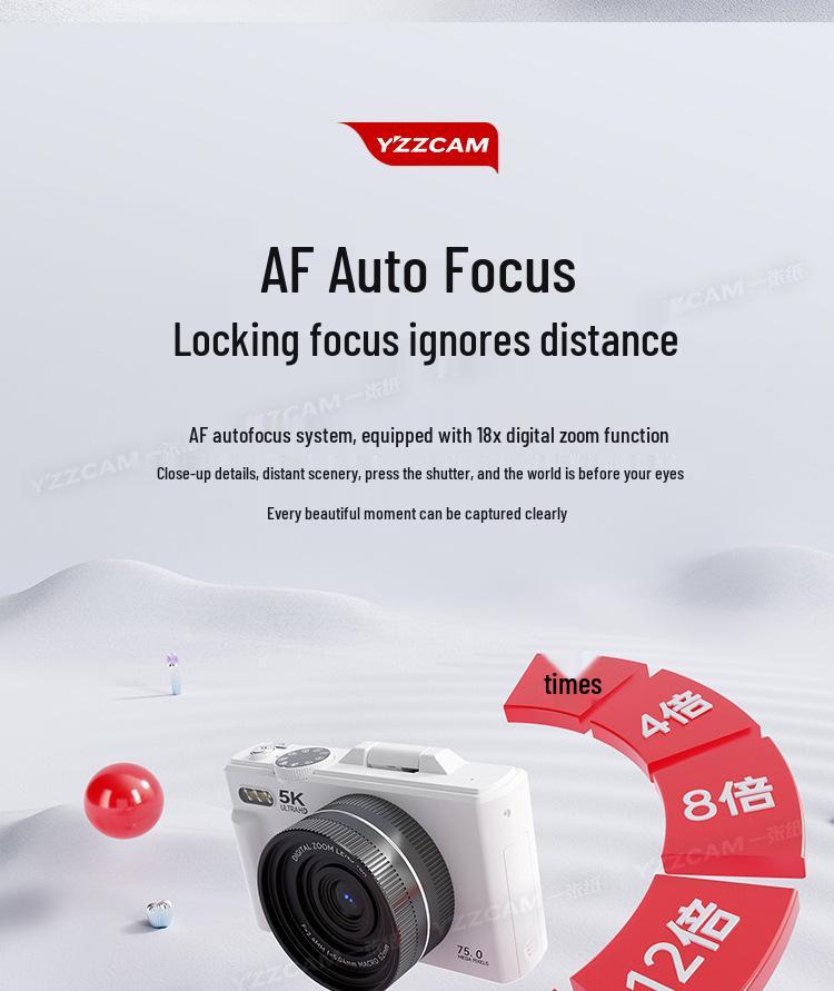 High-Definition Retro CCD Mirrorless Camera for Students and Parties - Perfect Entry-Level Camera for Girls