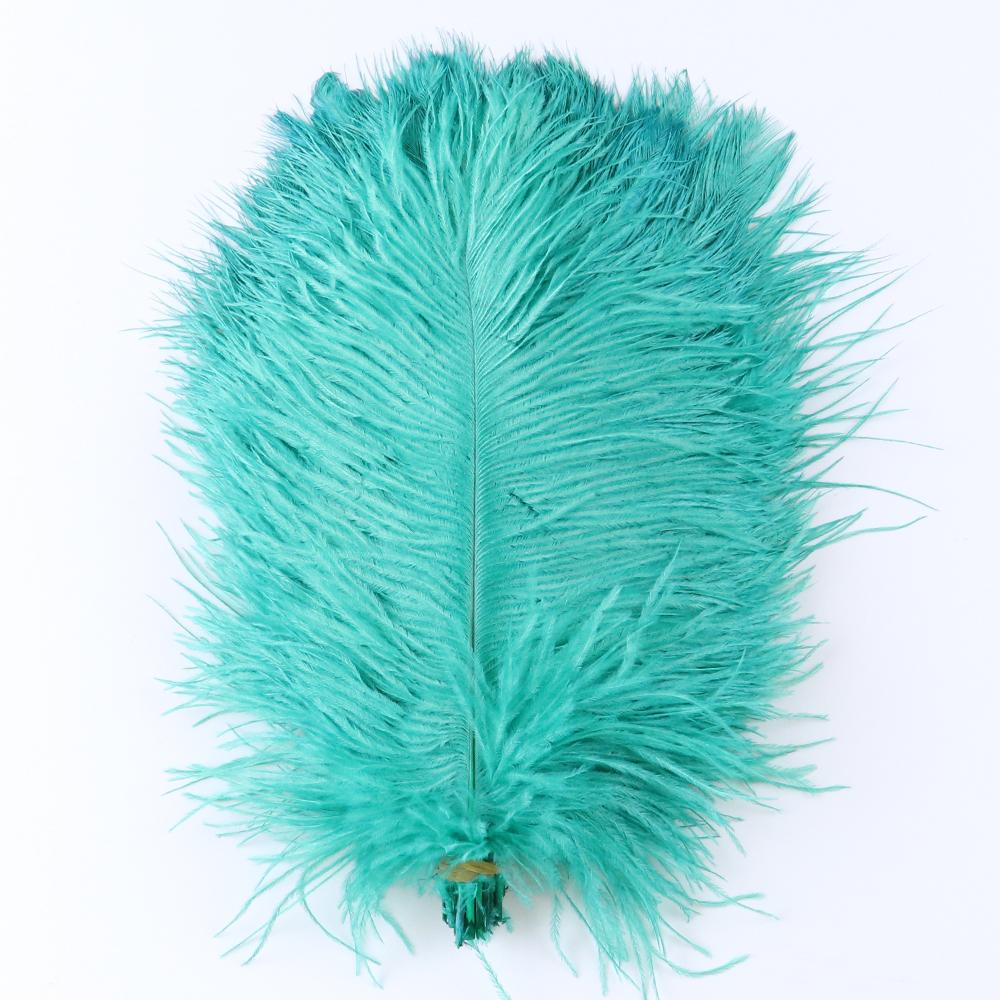 10 Pcs Colorful Ostrich Feather Wedding Table Centerpiece Decoration Plume Real Ostrich Feathers for Carnival Support 15-50 CM