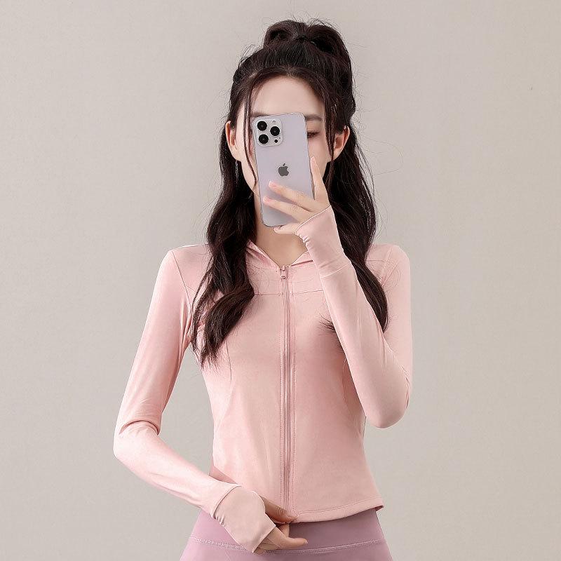 Women's 2024 Summer Ice Silk UV Protection Quick-Dry Hooded Sports Outfit