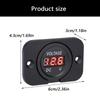 Bright LED Display Voltage Monitor Universal 12V 24V Voltmeter Panel Battery Monitor For Automotive Use