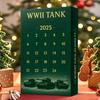 24 Days Christmas Countdown Calendar Christmas Tree Tank Model New Year Xmas Gift Advent Iconic Tank Ornament Calendar