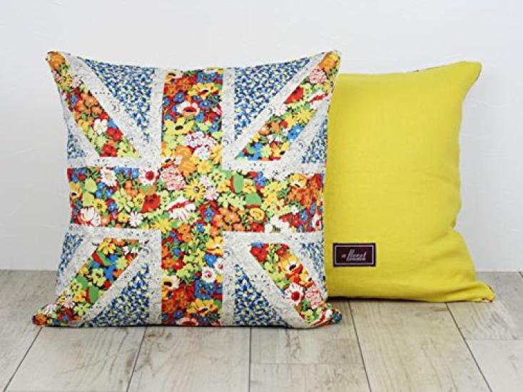 FLORET LONDON Cushion Union Yellow [LIBERTY PRINT] Cover, 45x45cm, Jack,