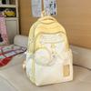 School bag women's new college style Japanese fresh cartoon polka dot backpack junior high school students lightweight travel backpack