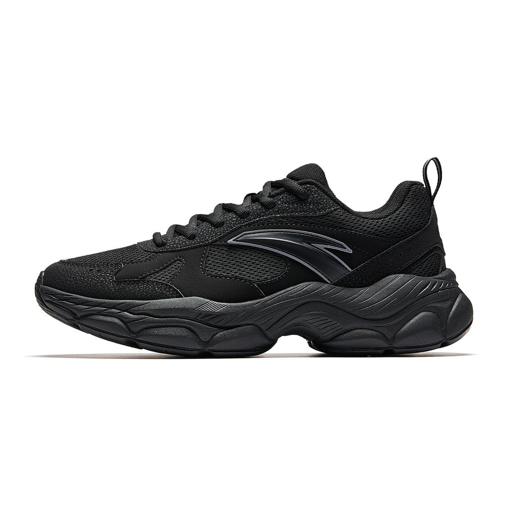Anta Chunguang Fashion Trend Durable Breathable Low-Top Casual Shoes Men sneaker Black 912548802-5