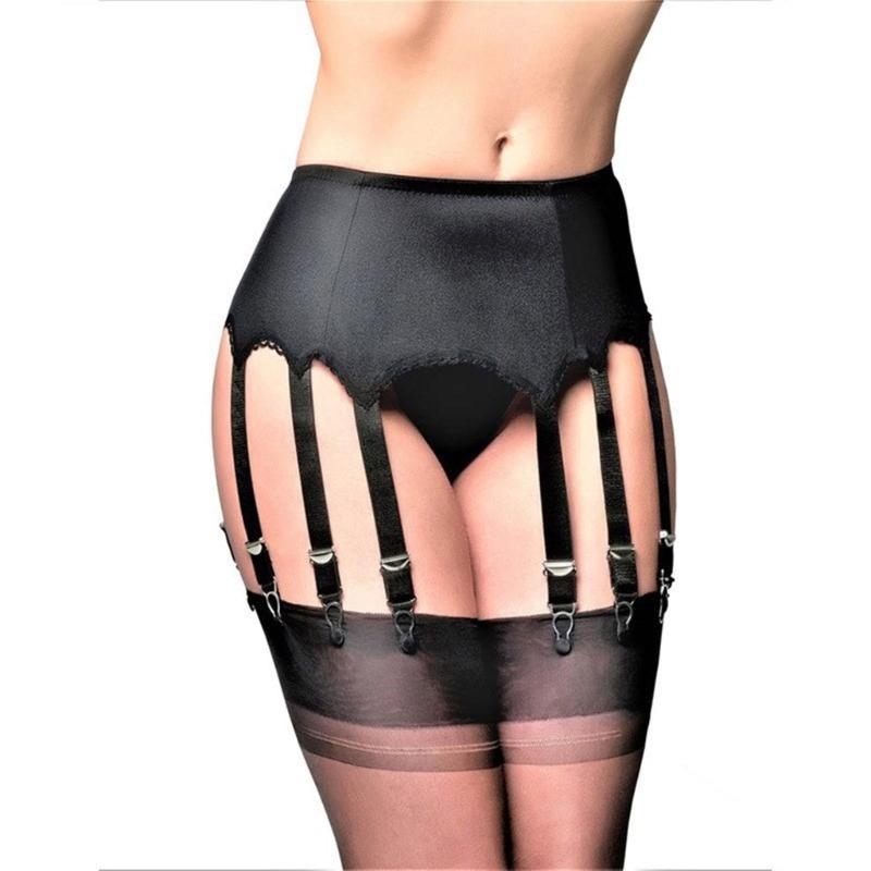 Garter Belts/Sexy Suspender Belt with 10 Straps Plastic Clip for Women's Stockings/Lingerie (Garter Belt Solds Only)