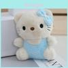 Adorável Boneca de Pelúcia Gato Cartoon Chaveiro Fofo Para Mochilas e Bolsas Em Cores Variadas