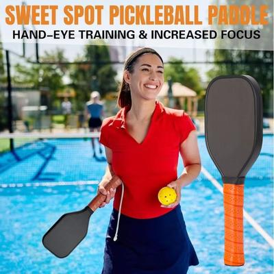 Raquete de Pickleball de Superfície Fosca de Fibra de Carbono Cabo Antiderrapante Raquete de Pickleball Homens Mulheres