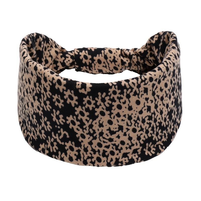 Bohemian Cashew Yoga Übung Stirnband Anti Schweiß und Feuchtigkeit Absorbieren Elastische Baumwolle Stirnband Knoten Stirnband