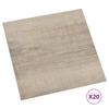 Self Adhesive Floor Planks 30.5 x 30.5 cm 20 pcs PVC Reclaimed Wood