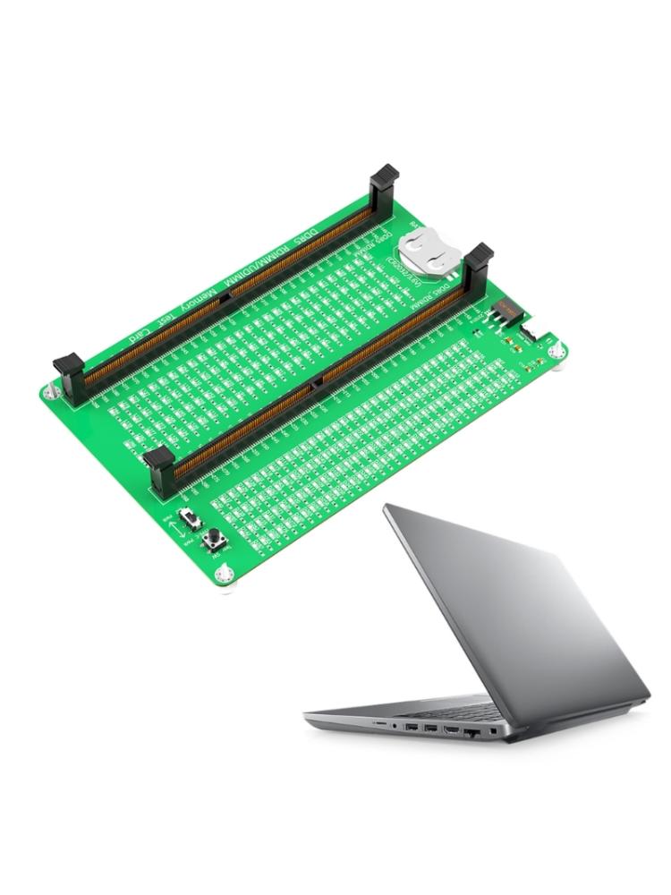 Bærbar/stasjonær minnespor DDR5 diagnostisk reparasjonstestkort med LED-tester Feilsøk enkelt