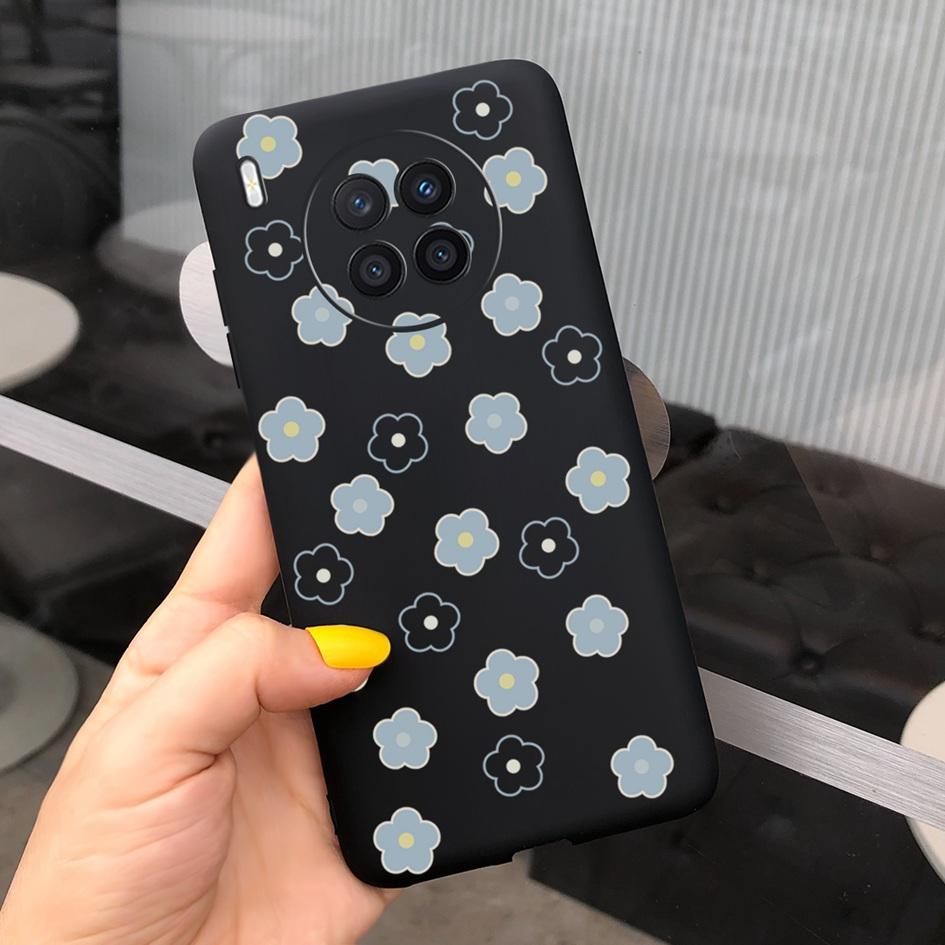 Sunflower Case For Honor 50 Lite Cover On Huawei Nova 8i Phone Case Fashion Painted Soft Back Cover For Honor50 Lite Nova8i Capa