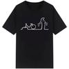Happy Fashion trička La Linea The Line Osvaldo Cavandoli TV Muži Ženy Styl Streetwear Tričko s kulatým výstřihem Běžné topy Košile