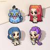 1/4Pcs K- Enamel Brooches Girl Group Collection Lapel Pin Cute Clothing Backpack Badge Decor Gift For Fans