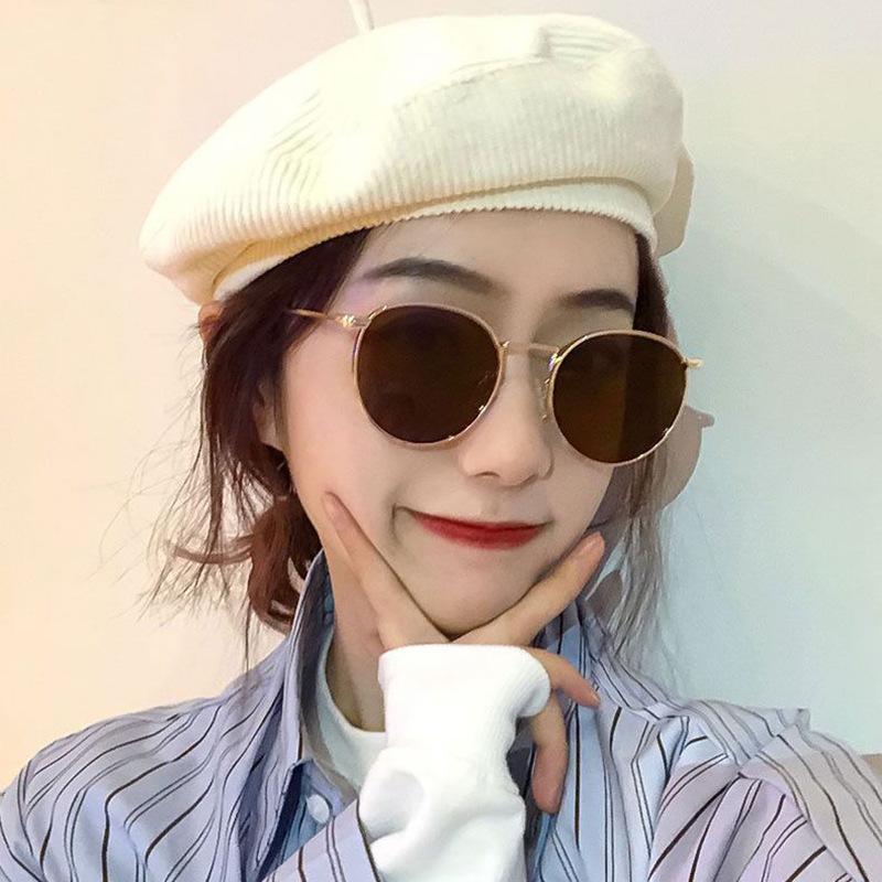 Men Brand Round Metal Sunglasses Uv400 Luxury Women Eyewear Male Outdoor Frame Causal Fashion Glasses