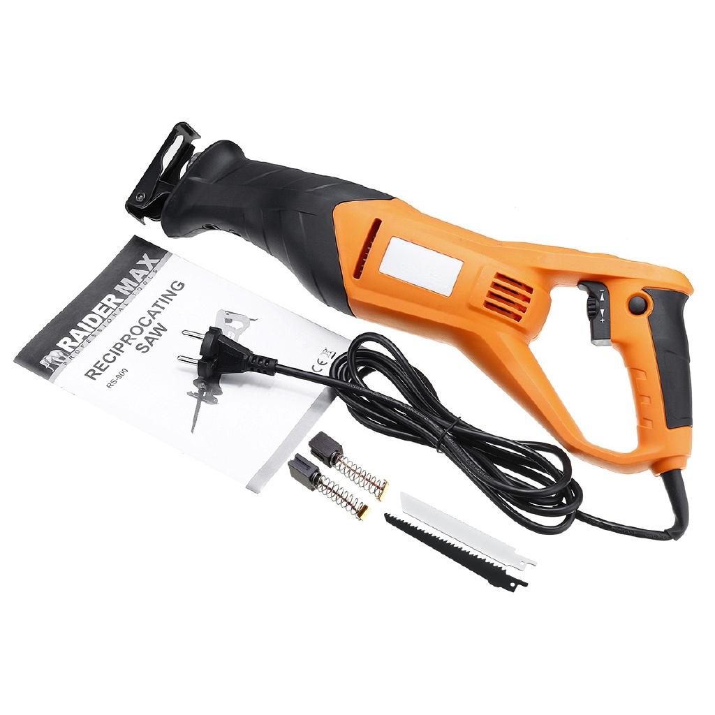 900W Electric Saw Reciprocating Saw for Wood Metal Plasitic Pipe Cutting Power Saw Tool With 2PCS Saw Blades