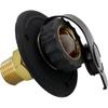RV Water Inlet Connection City Water Fill Inlet Flange Brass With Check Valve RV Water Hose Connector Replacement 1/2" NPT Male City Water Fill