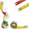 1.5 Meter Tear Resistant Measuring Tape Colorful Snap Markers Soft Tape Measure For Precisions In Tight Space