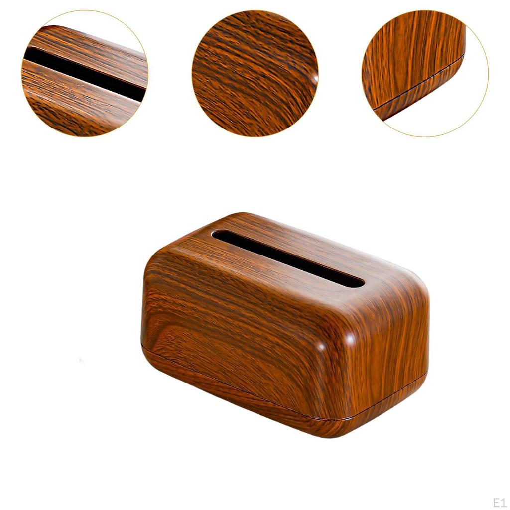 PP Servettlåda Omslag 17.5x12x10cm Rektangulär Servettdispenser Mångsidig för Sminkbord