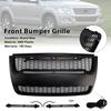 Black Front Upper Bumper Grill Grille Fit Ford Explorer 2006-2010 With Light