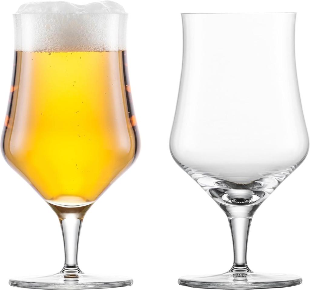 ZWIESEL GLAS Break-Resistant Beer Glasses, Beer Basic, Craft Universal, 4-Piece Machine-Made Glass (l130013)