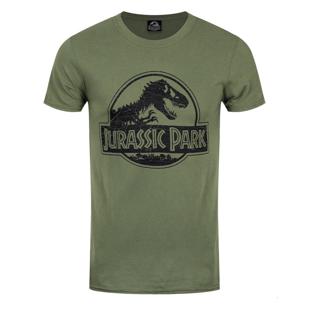 Jurassic Park TShirt Movie Logo New Green Official Unisex T-Shirt XXXXL