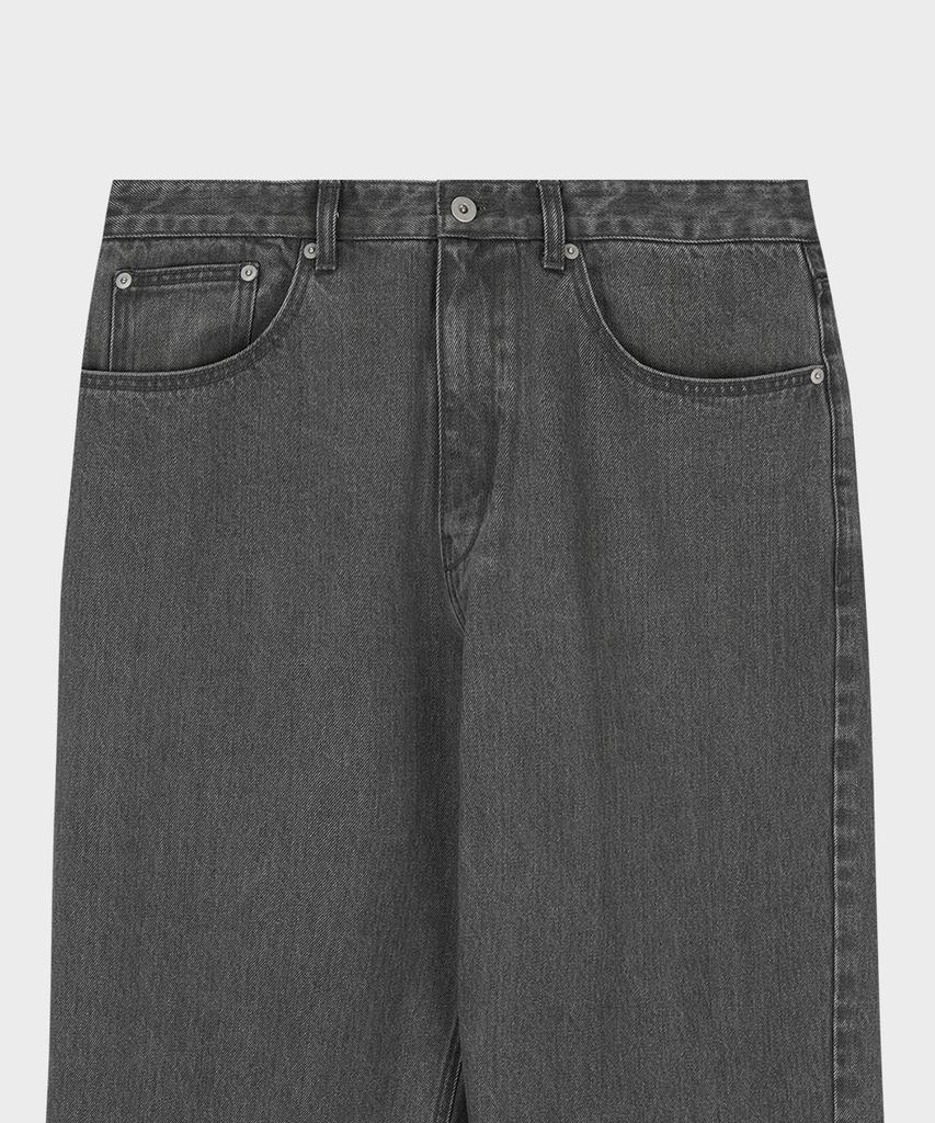 Teildeon Relaxed Fit Denim Pants Gray