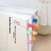Reusable Auto Page-Following Silicone Bookmarks 3/6 Pcs Staibrary Student Home Office Ltionery School Supplies Reading Accessory