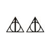 Korean Style Geometric Triangle Hollow Flower Ear Cuff Earrings for Women