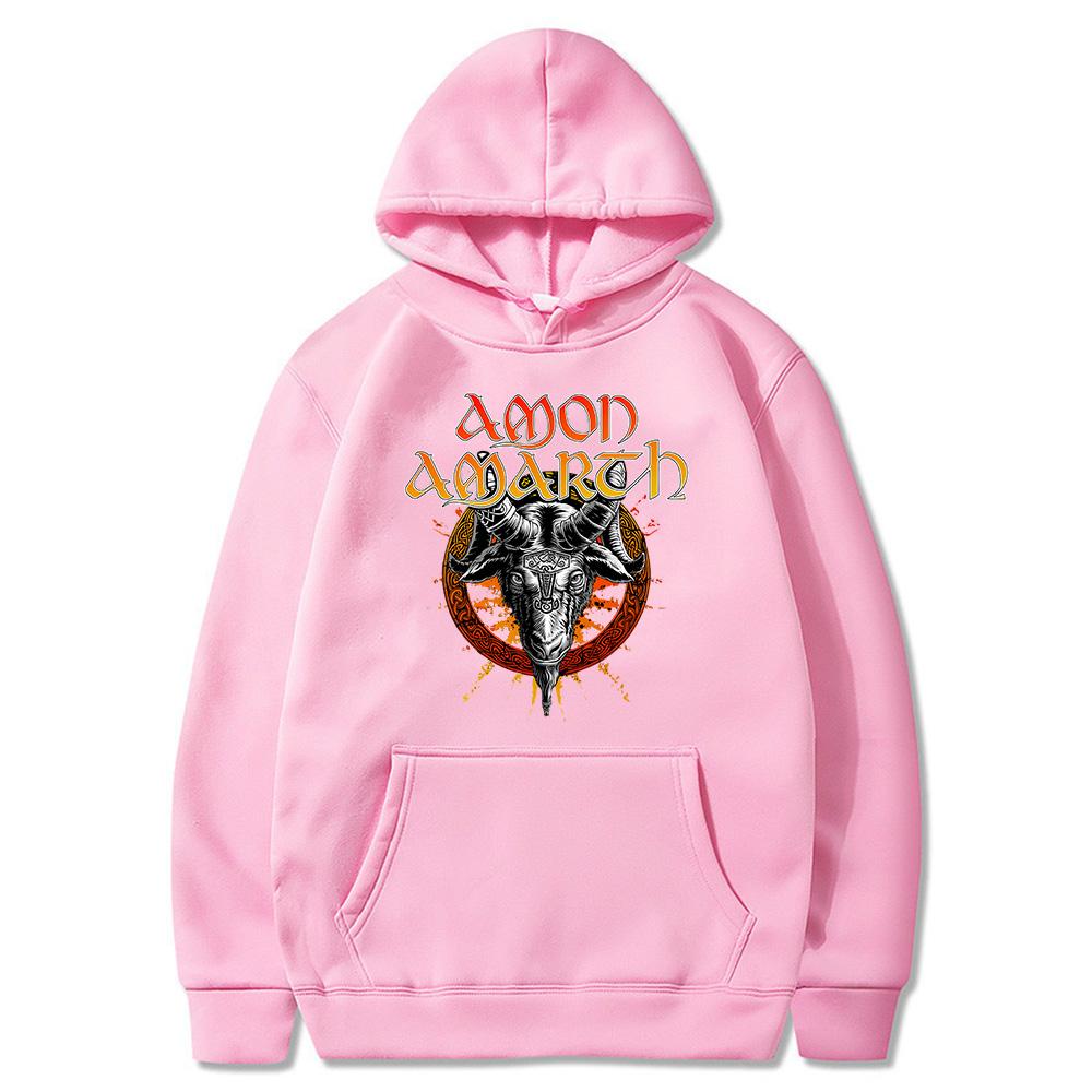 Amon Amarth Heidrun Over Latin America 2024 Hoodie New Oversized Clothing Female Male Sweatshirts Outdoor Casual Pullovers