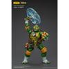 JOY TOY TMNT Michelangelo Action Figures Original Doll Decoration Gift Collection Garage Model Kits