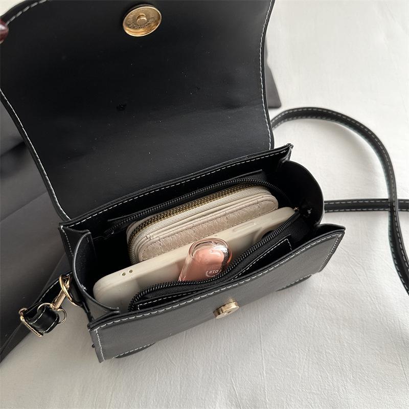Yogodlns Crossbody Bag PU Leather Solid Color Shoulder Bag for Women Handbag Trendy Satchel Purse for Work Travel