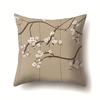 Leaves, Geometric Branches, Sofa Pillowcase, Single-sided Office Cushion Cover, Living Room Pillowcase, Biker Waist Pillowcase