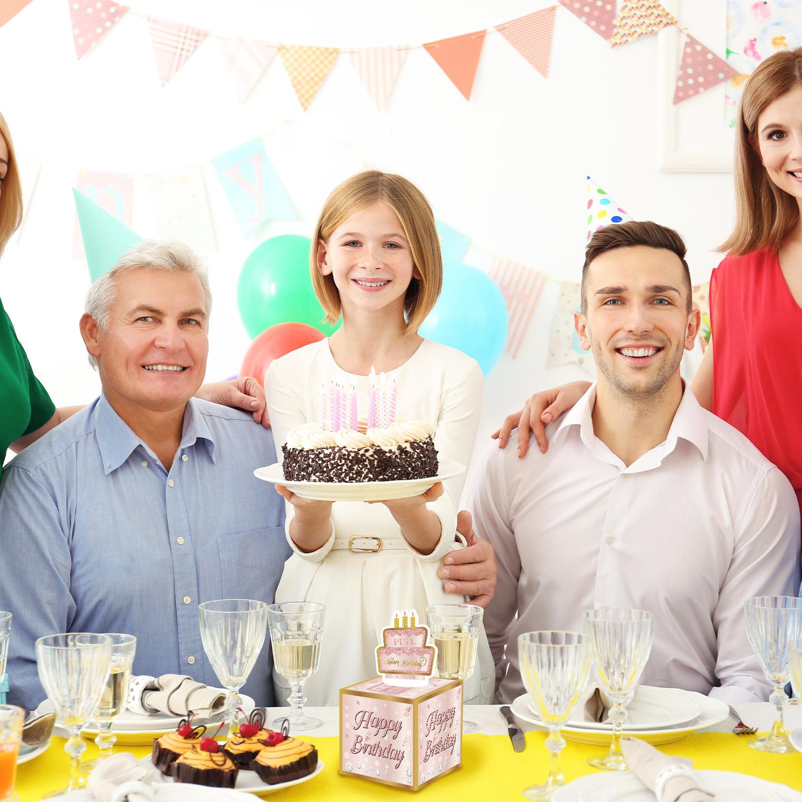 

Diamond Birthday Theme Party Decoration Money Box Atmosphere Layout Props Birthday Party Box One Size