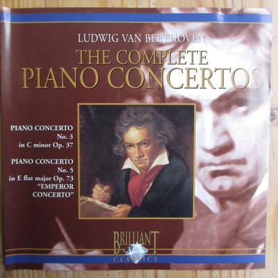 CD LUDWIG VAN BEETHOVEN - PIANO CONCERTOS 3 & 5  99037 Brilliant Class Classical Used