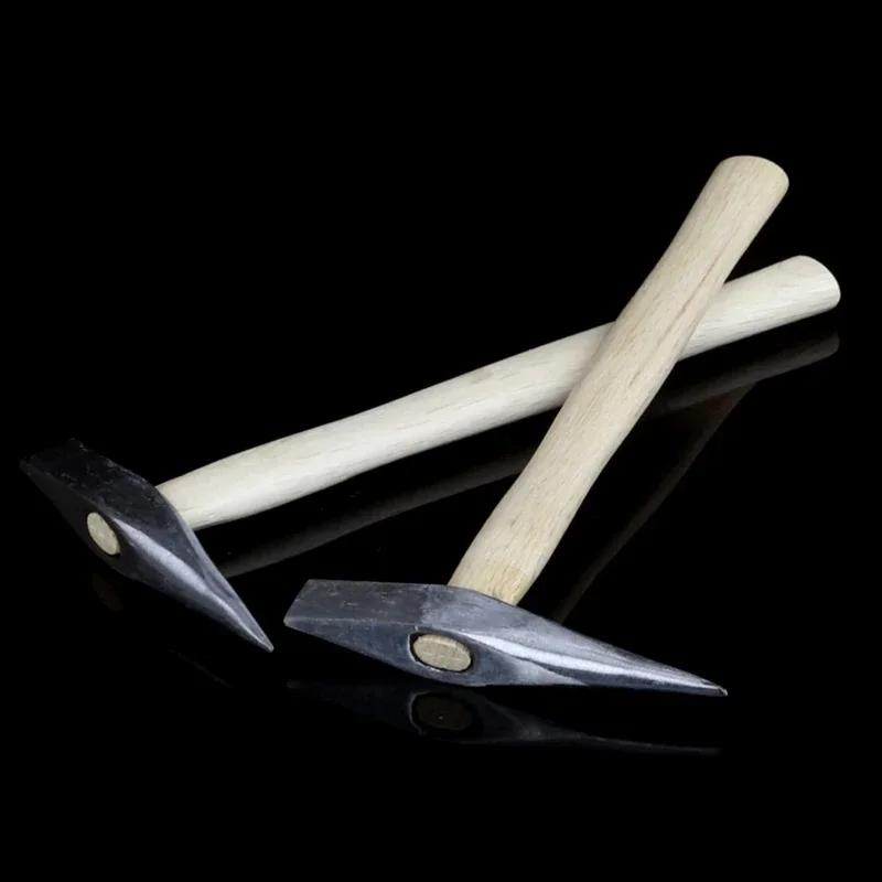 Ciocane de așchiere pentru sudare multifuncțional Ciocan de așchiere din oțel Mâner din lemn Instrument de dezasamblare în aer liber pentru îndepărtarea reparației