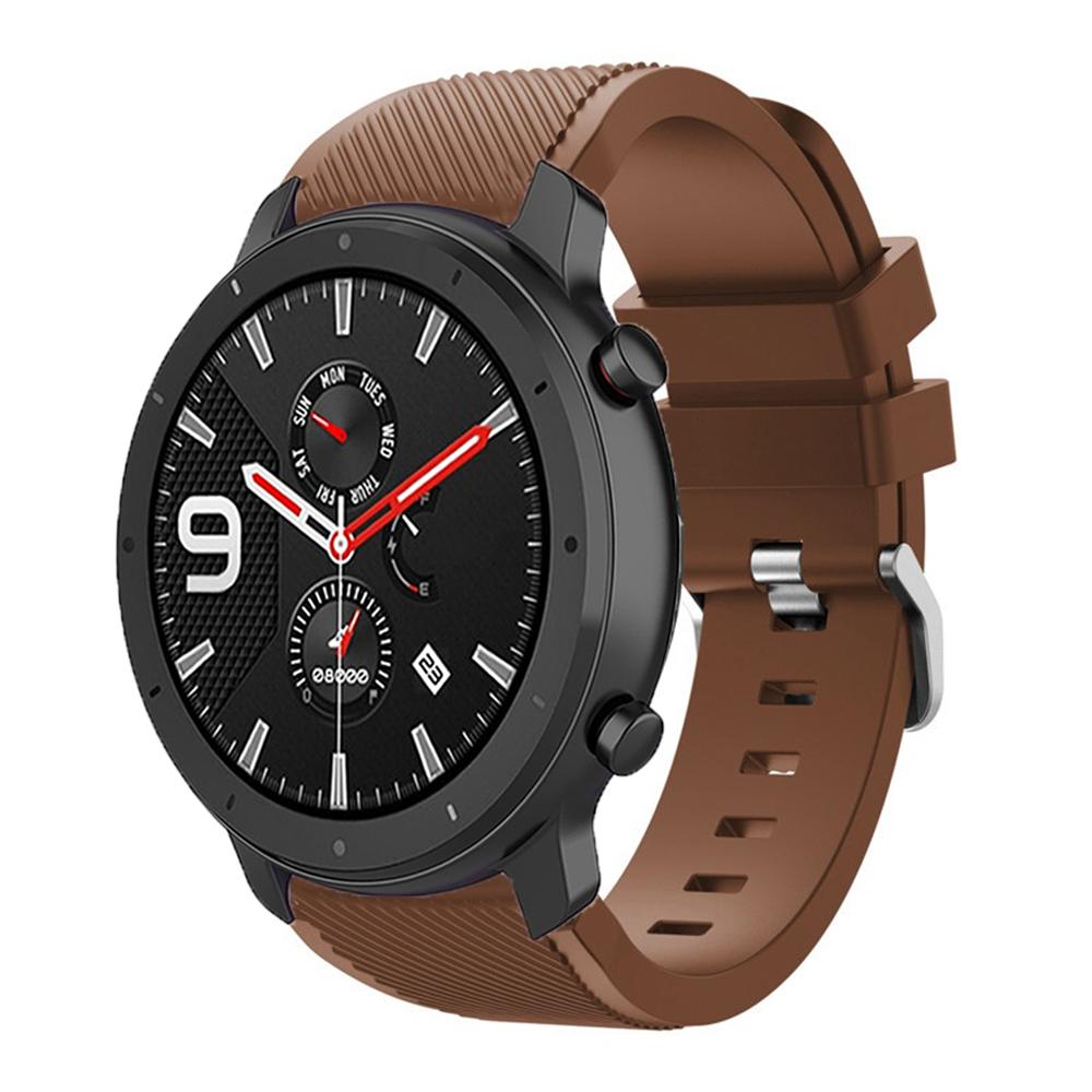 22mm Silicone Band for Amazfit Balance 2 1/GTR 47mm/GTR 4 3pro/Bip 6 5 Sport Wristband Correa for Amazfit Stratos 2 3/Pace Strap
