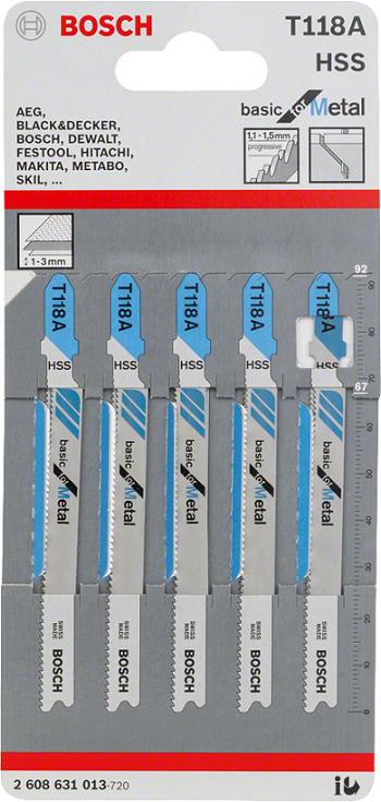 JIGSAW BLADE T118A 5 PCS - B 2608631013